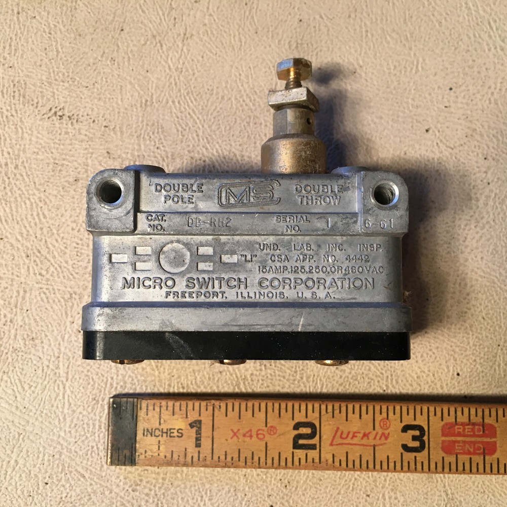 Micro Switch DB-RH2, NOS