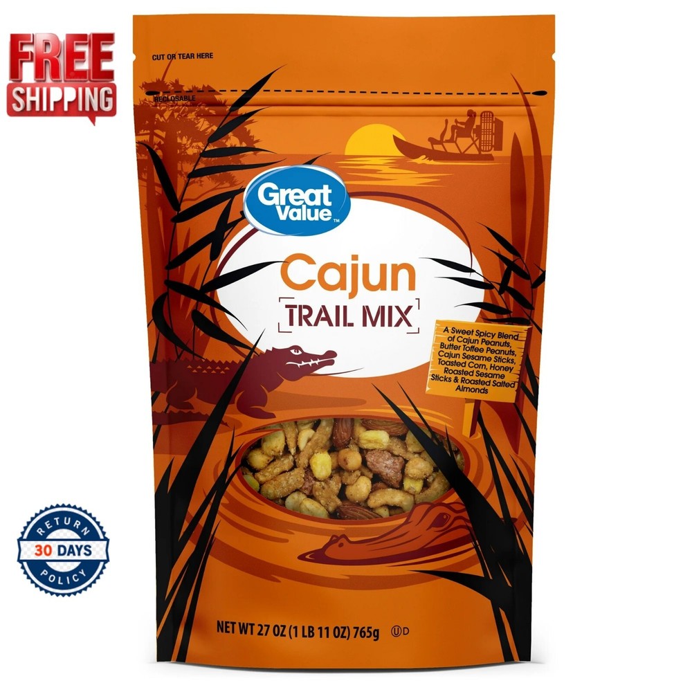 Great Value Cajun Trail Mix, 27 oz