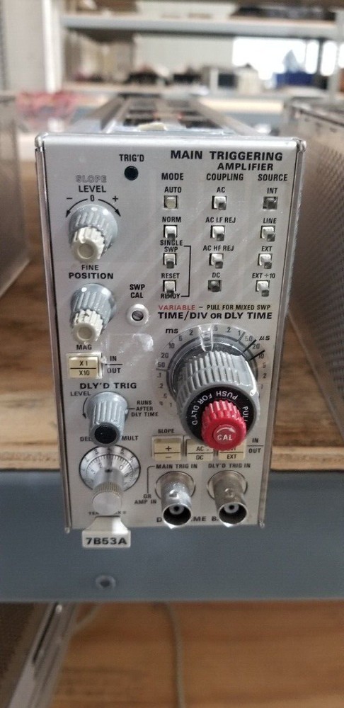 Tektronix 7B53A Dual Time Base Plug In Unit #3 READ!!