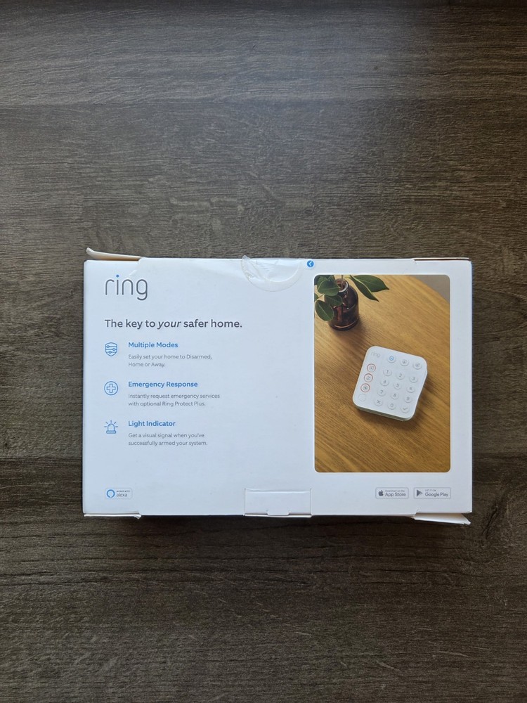 New Ring Alarm Keypad 2nd Gen Mountable Wireless