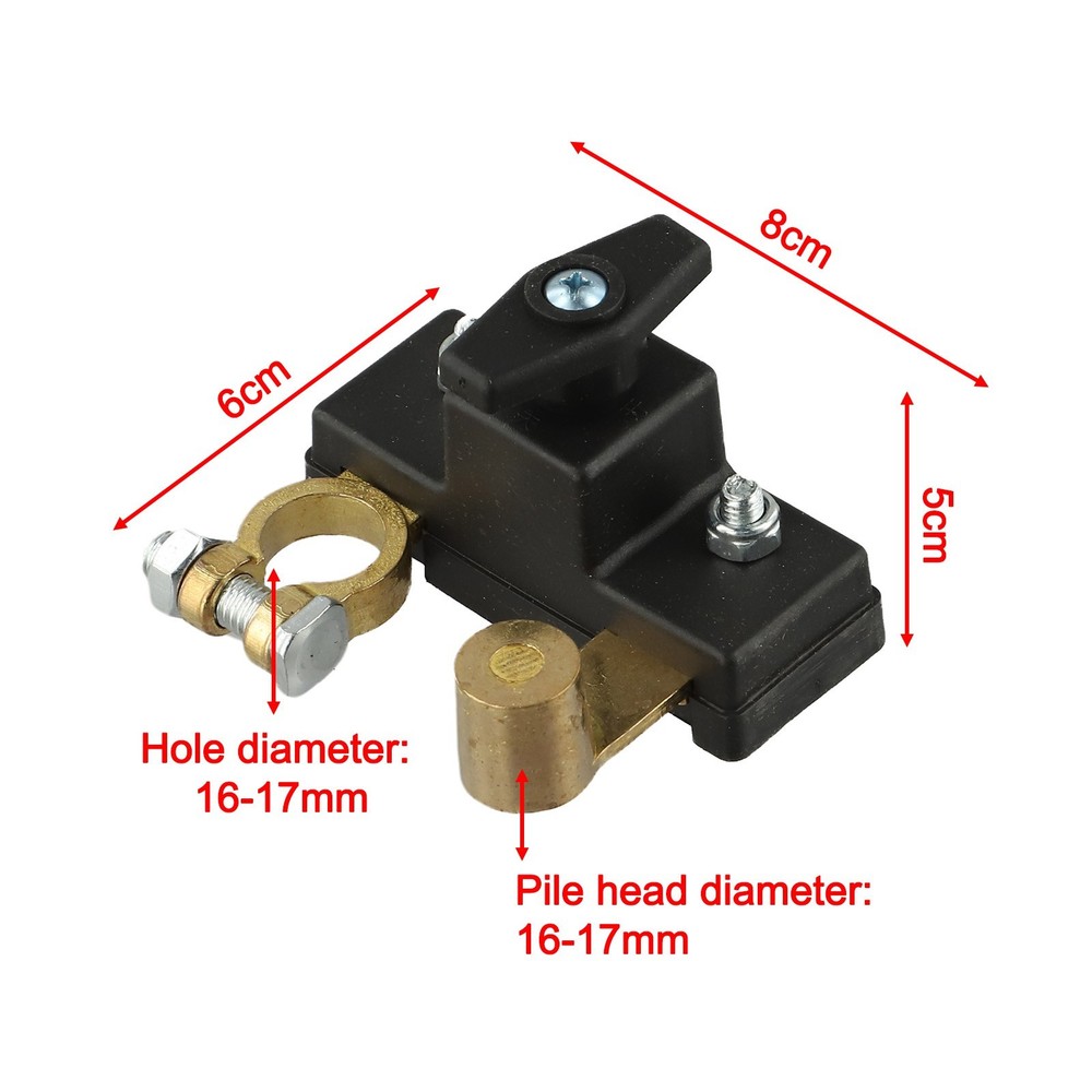 High Performance Car Battery Disconnect Switch with Antileakage Features