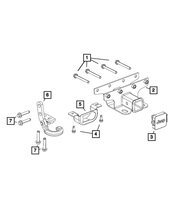Genuine Mopar Receiver 68251844ab