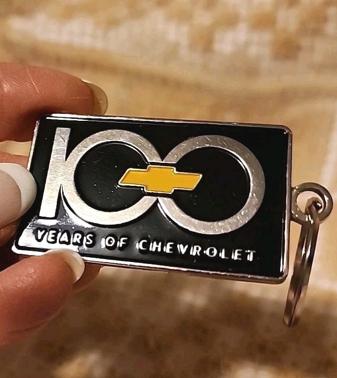 Chevrolet 100 Years Keychain Bowtie