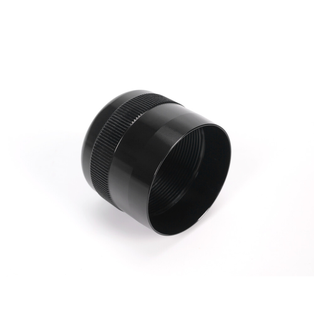 1/2-28 Aluminum End Caps Black High Quality 6061 Aluminum D Cell Cap Set