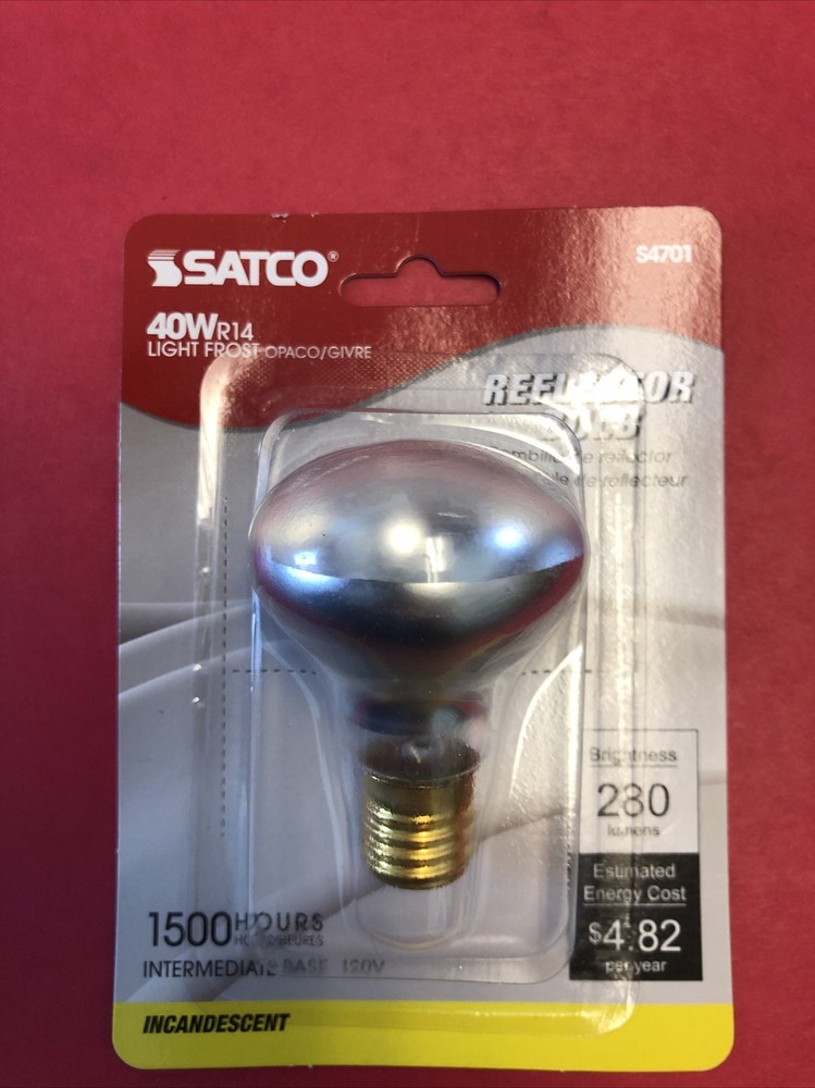 40R14N 40 R14 SPECIALTY REFLECTOR LIGHT BULB INTERMEDIATE BASE