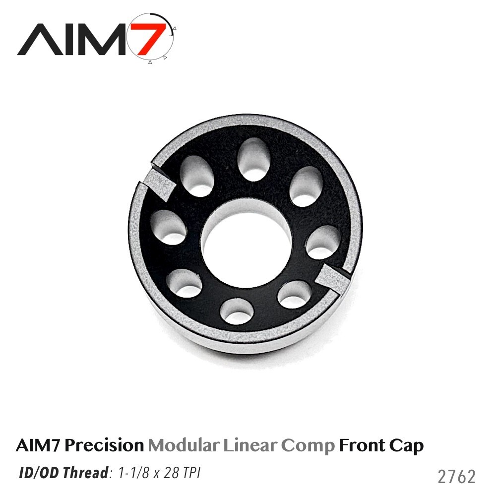 AIM7 Precision APEX-1228C Modular Linear Compensator For AEG GBB Aluminum Black