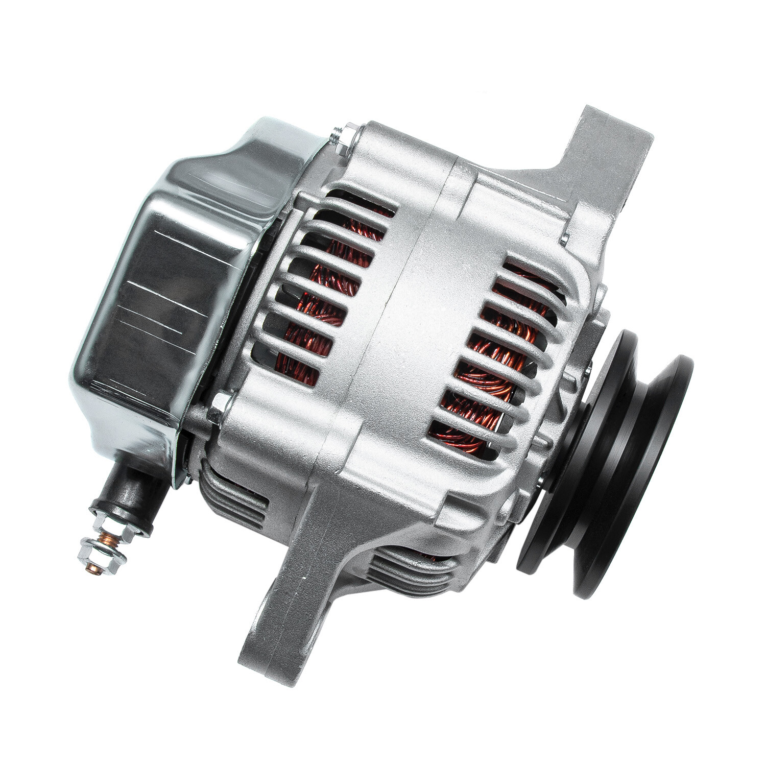 New 70 Amp Mini Alternator 1 Wire Hook Up for Street Rods Hot Rods Race Cars