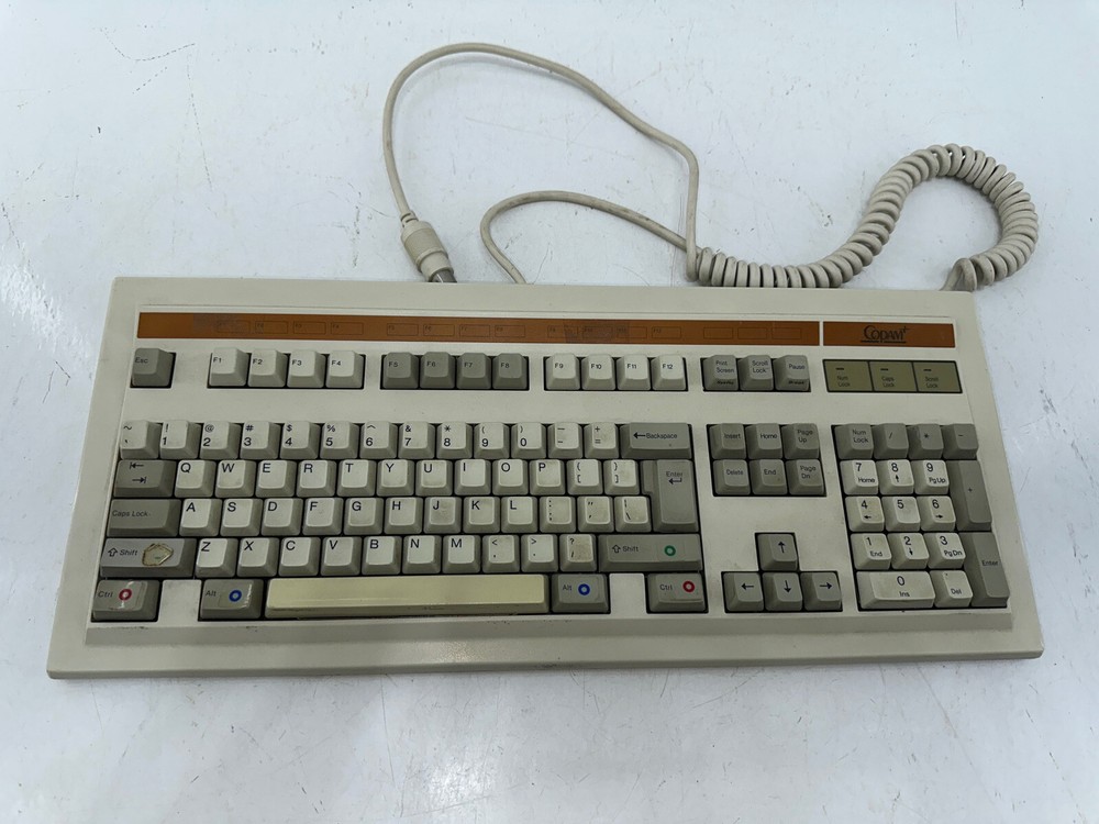 Vintage Copam K-445 Mechanical Computer Keyboard As Seen