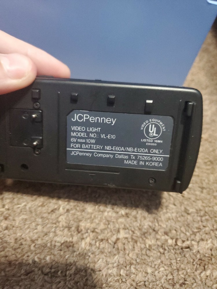 JCPenny Camera Video Light VL-E10