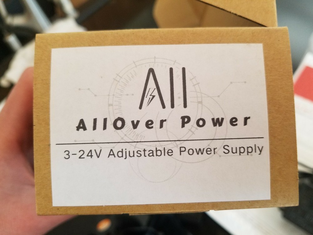 Allover Power 3-24v Adjustable Power Supply ADAPTER W/ LED