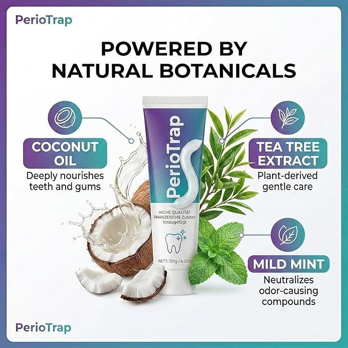 PerioTrap Mint Flavor Gum Toothpaste Cleaning Toothpaste Sensitive Teeth 120g