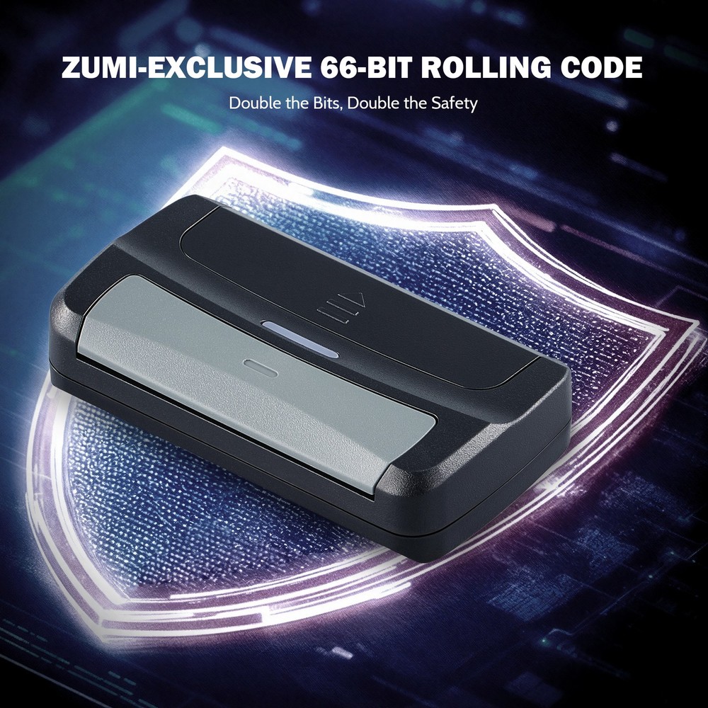 Zumi Visor Remote Control for Garage Door Opener Wireless Remote Replacement