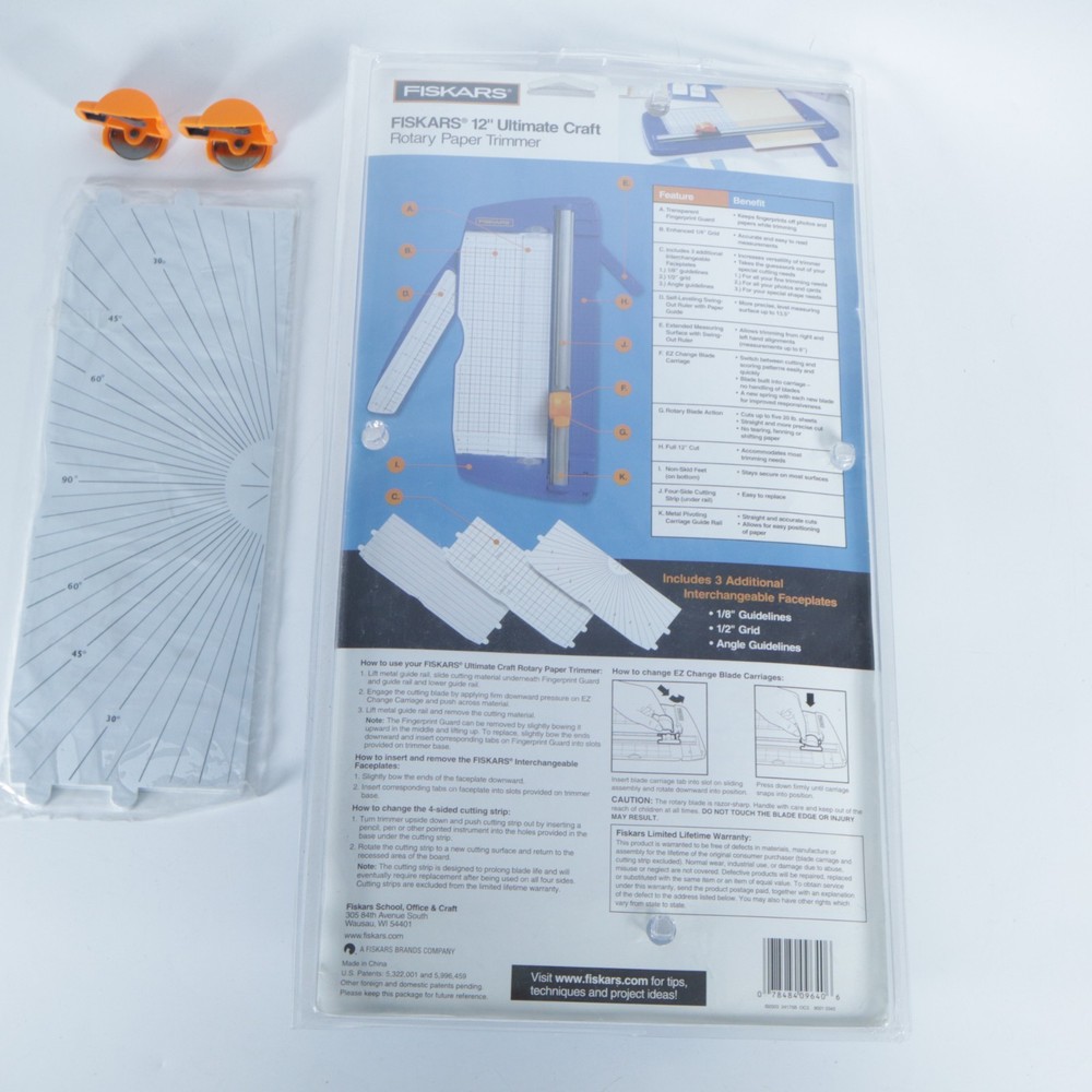 Fiskars Precision Rotary Paper Trimmer w/12” Cuts!