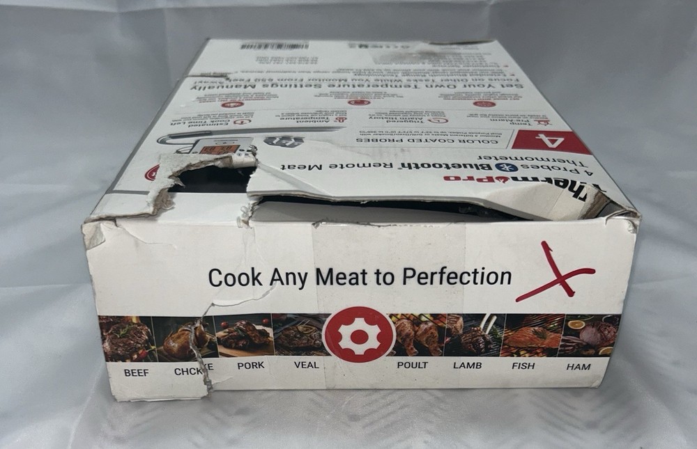 Thermo Pro Bluetooth 4 Probe 650 Ft. Range Remote Meat Thermometer TP-25