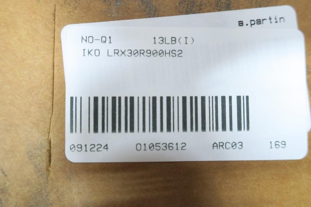 Iko LRX30R900HS2 Linear Guide 30mm 900mm