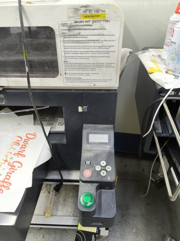 Brother GT-3 Series DTG Machine