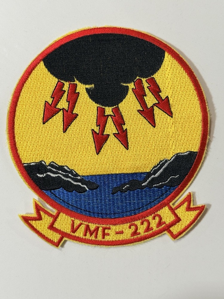 VTG USMC Marine Fighting Squadron 222 (VMF-222) - “The Flying Dueces" Patch