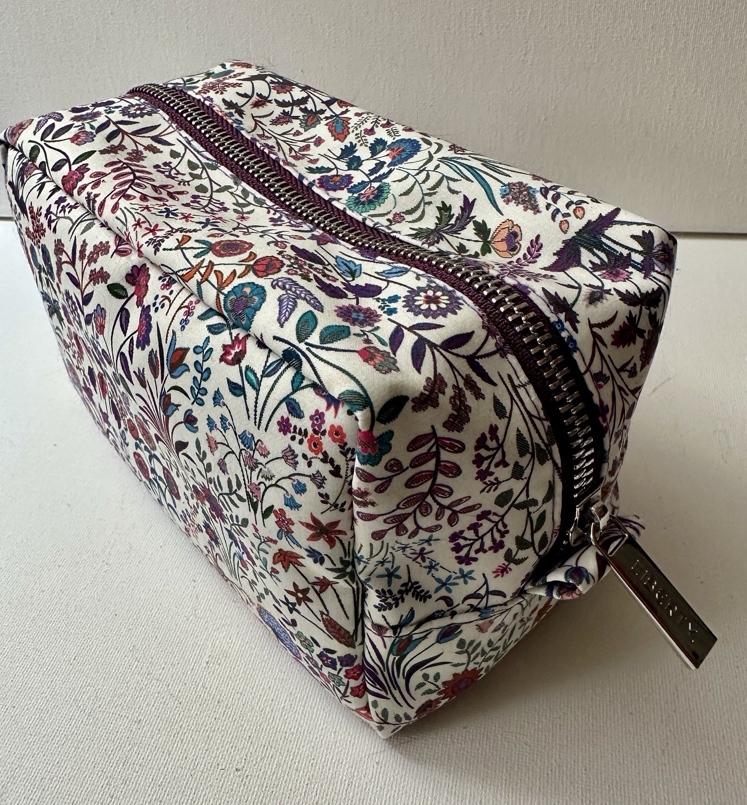 Liberty London Shepherdly Song Print Cosmetic Travel Makeup Pouch Wash Bag