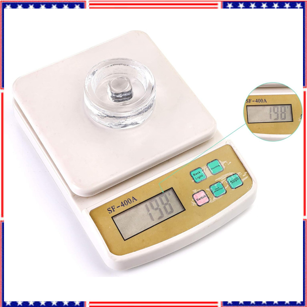 9 Pack Fermentation Glass Weights with Easy Grip Handle, Fermentation Weights...
