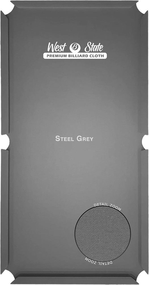 25 Oz Tournament Pro Worsted Pool Table Felt Replacement Kit for Tables - Multip