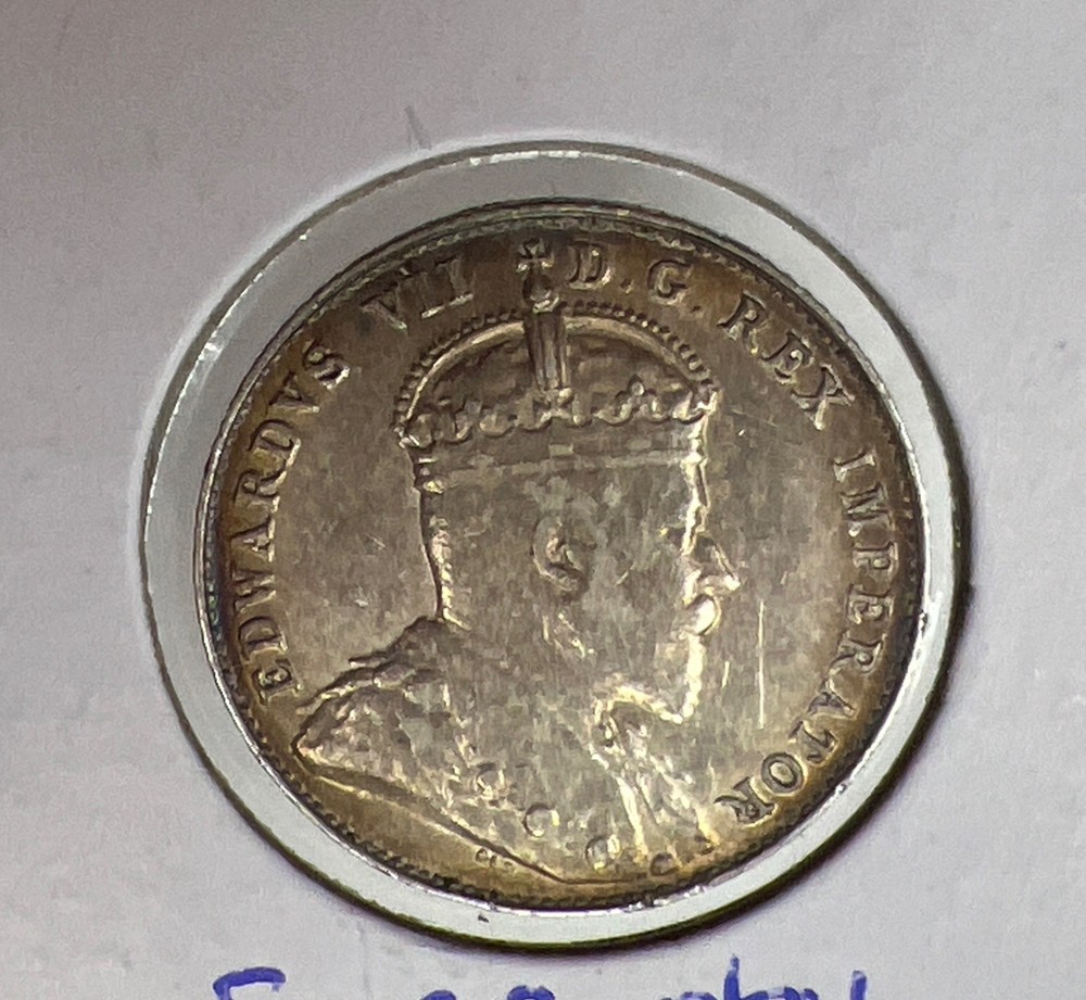 1902 Canada 10 Cent Silver Dime Coin