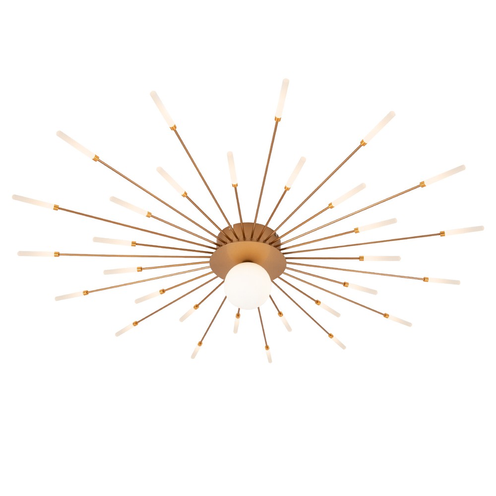 12W Firework Shape Ceiling Light Ceiling Lamp Ceiling Fixtures Luxurious Golden