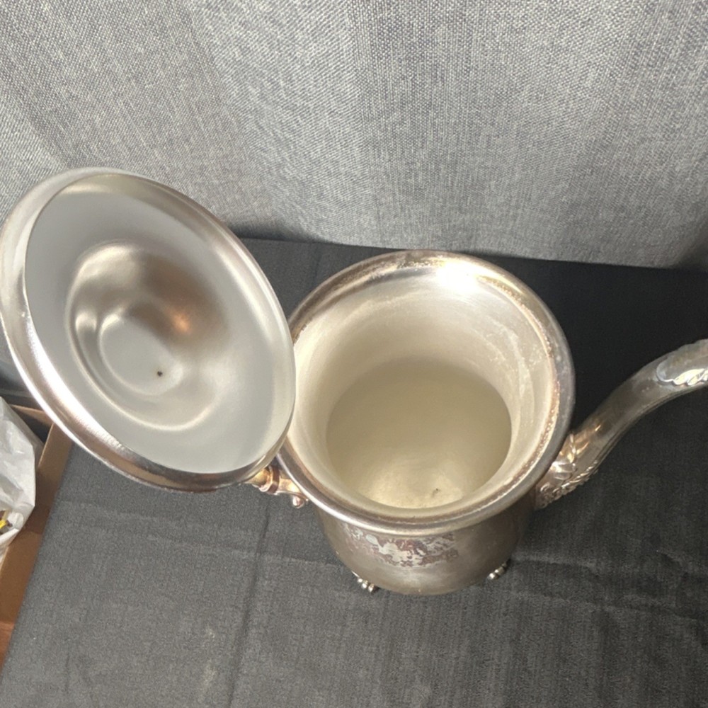 Vintage Collectible Silver Coffee Pot