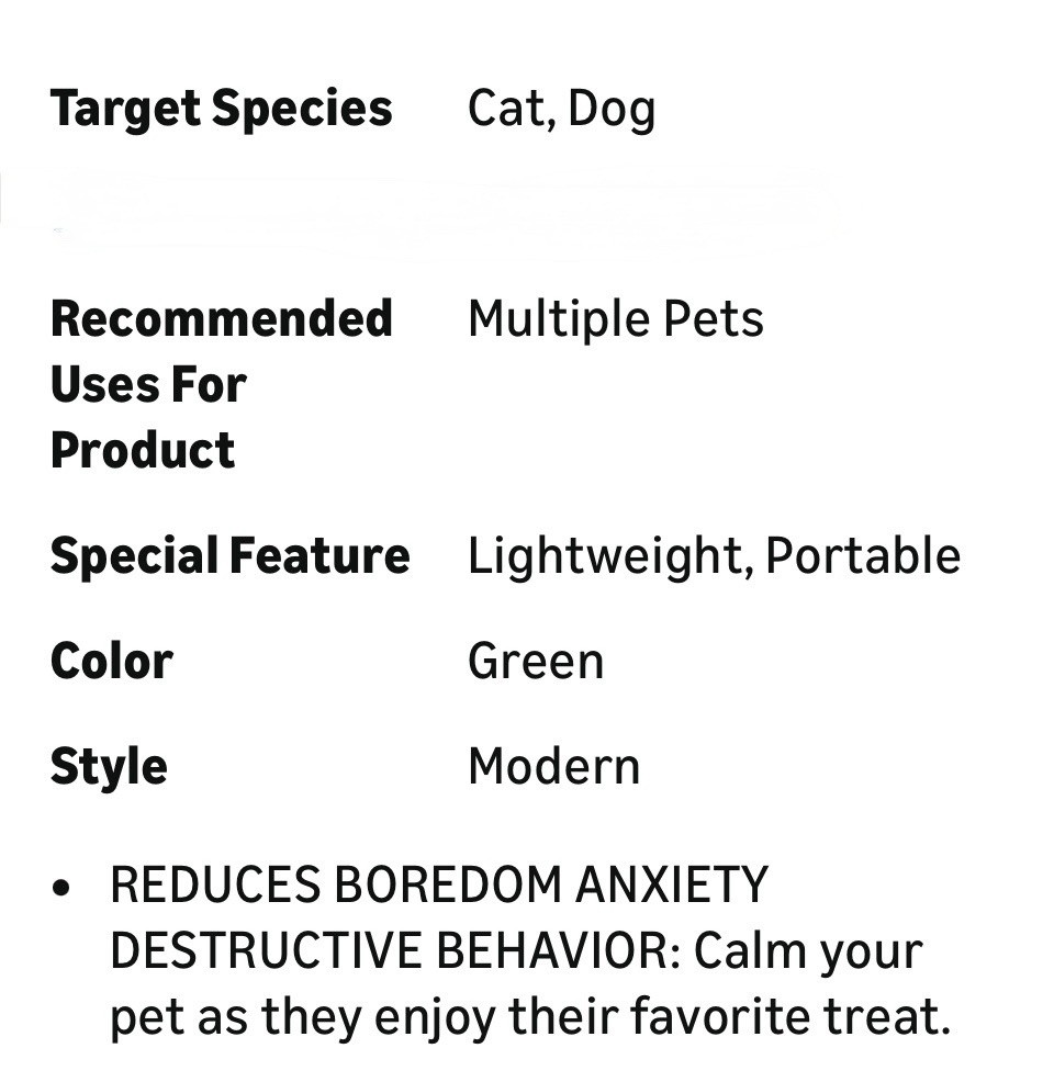 Pet Zone Boredom Busters Bowl||Freezer Safe|6.5"W x 2.75"D||BPA & Phthalate Free