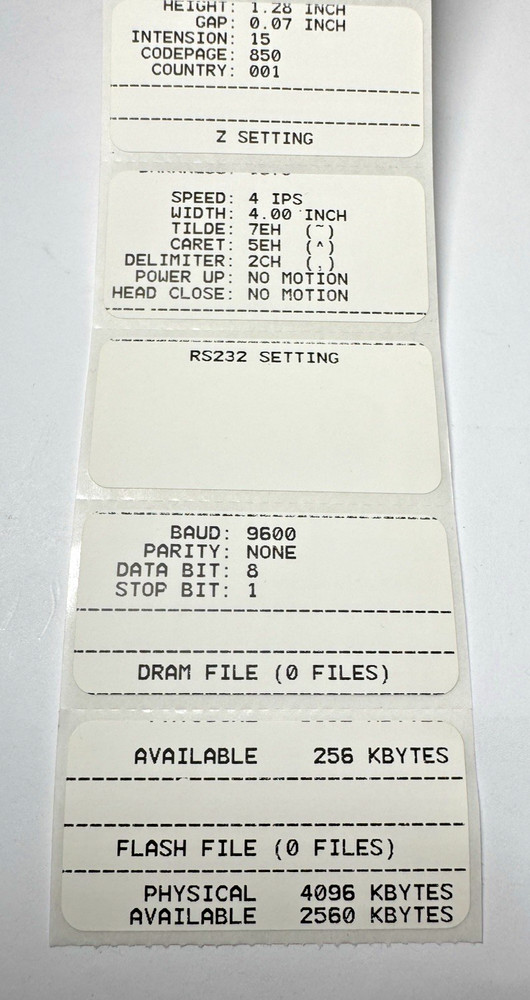 Wasp Barcode Thermal Transfer POS Label Printer WPL305E with PSU