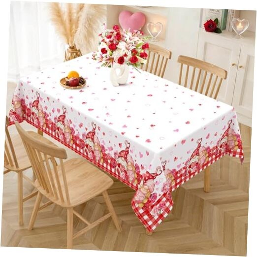 Valentine's Day Rectangle 120" x 60" (Rectangular) Valentines Tablecloth