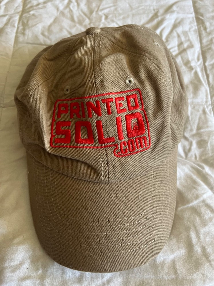 PRINTED SOLID .com 3D Printers & supplies Baseball Hat Cap