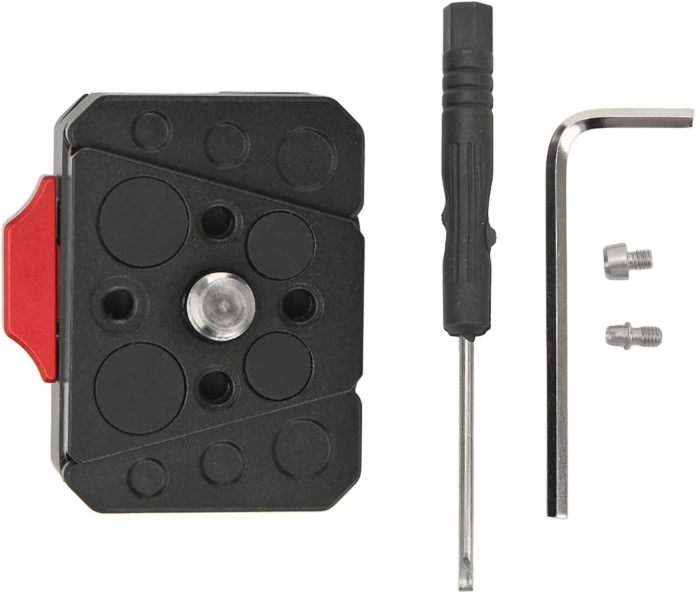 PUSOKEI V Lock Quick Release Plate, Mini V Mount Baseplate with Default