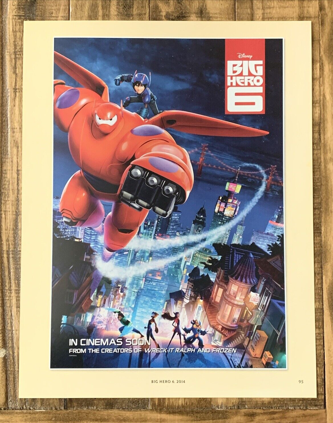Big Hero 6 Movie Poster 2014 Disney #0059