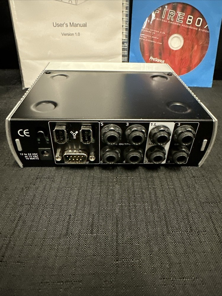 Complete Presonus Firebox With Power cord, Firewire Cable + Cubase and Plugins