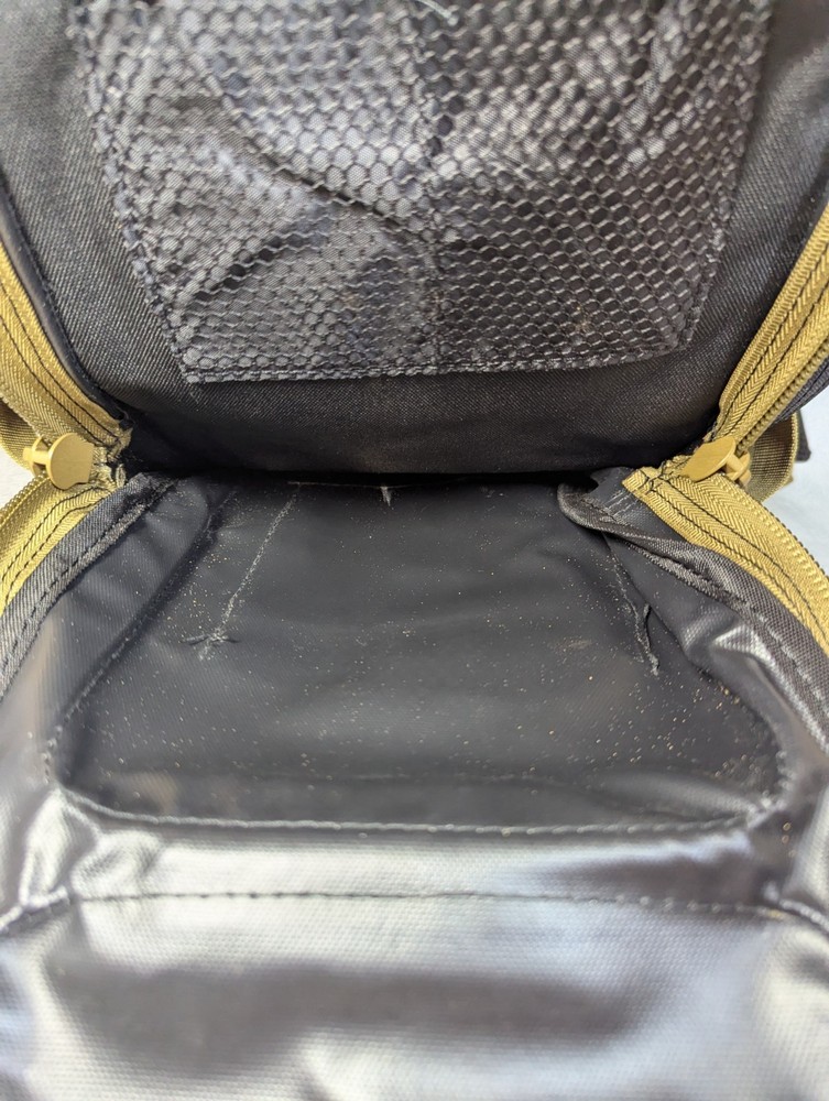 Gurkha Cigars Tactical Backpack Black/Tan Multiple Pockets EUC