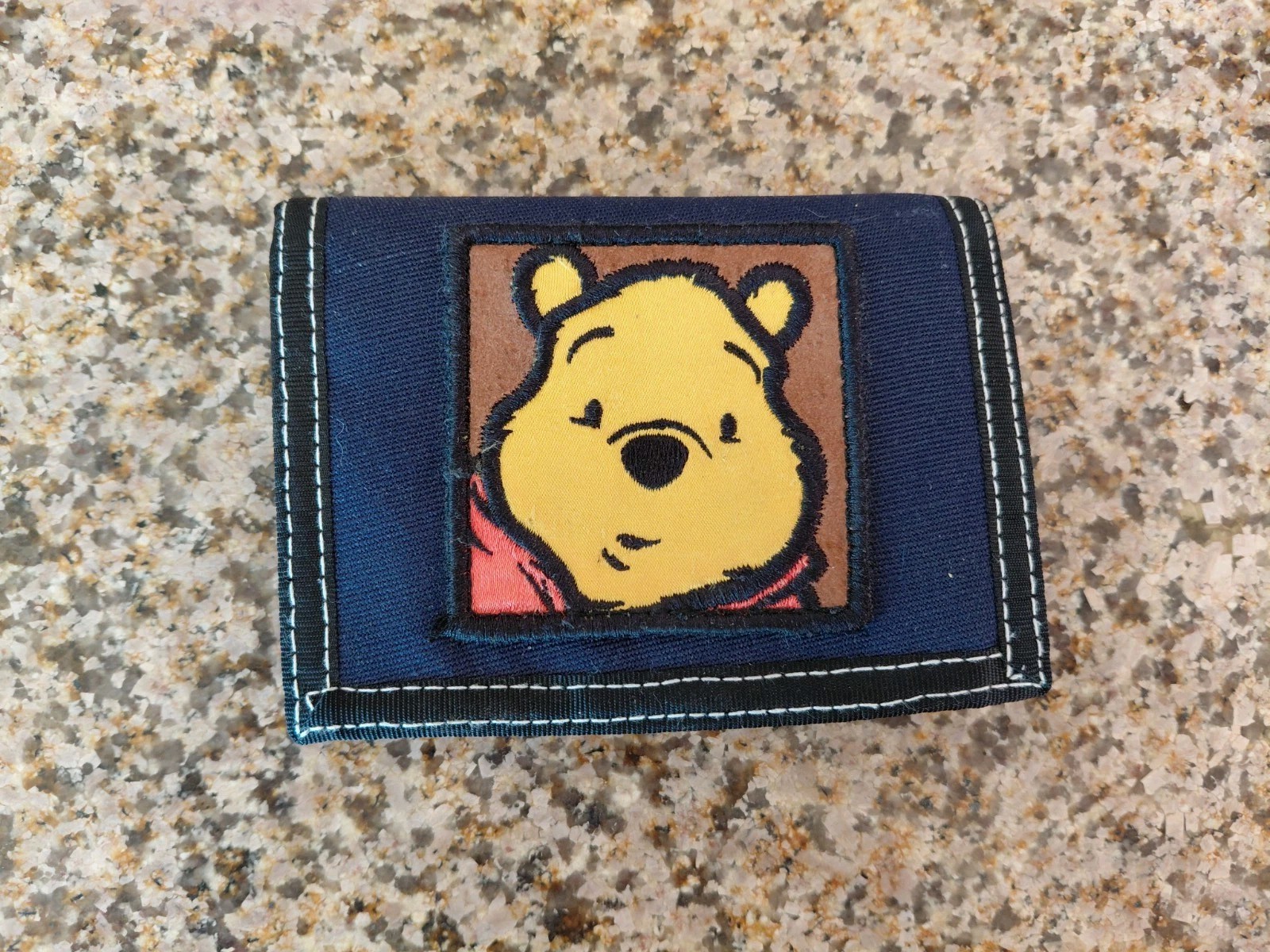 Winnie The Pooh Trifold Denim Wallet