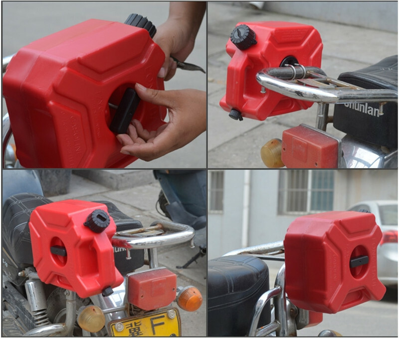 3L Gas Fuel Can Tank Container Fit for ATV UTV Gokart Motorcycle Auto Car