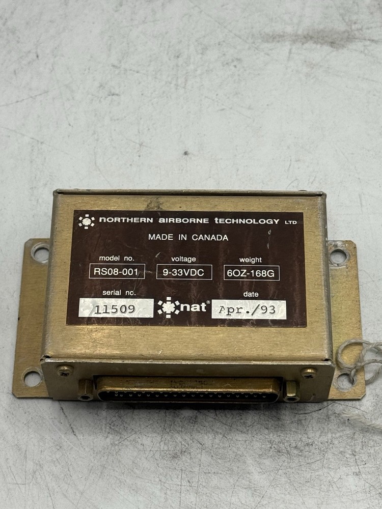 Northern Airborne Technology RS08-001 Remote Switch READ