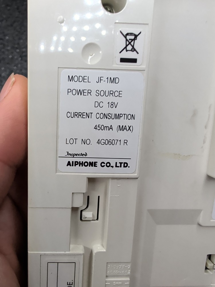 Aiphone JF-1MD Handsfree Color Video Intercom Preowned