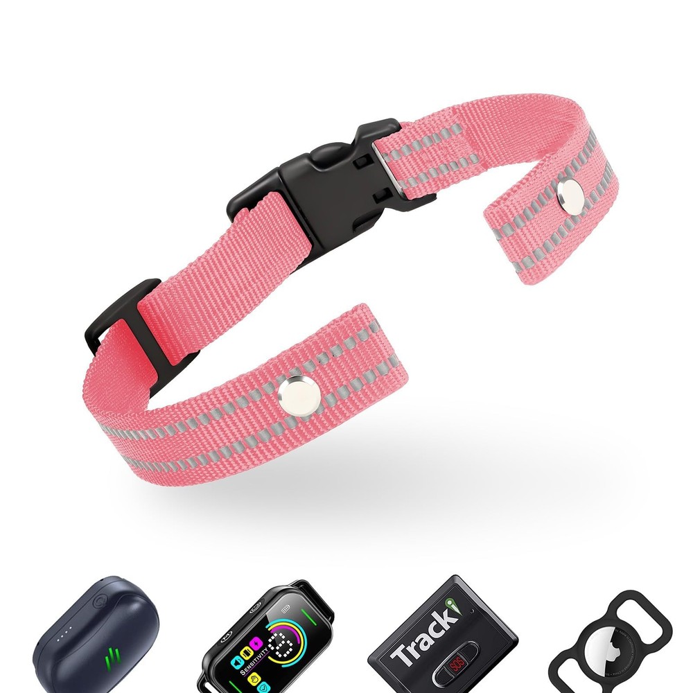 Collar Strap, Reflective Nylon Collar Strap Dog GPS Training Bark Receiver Co...