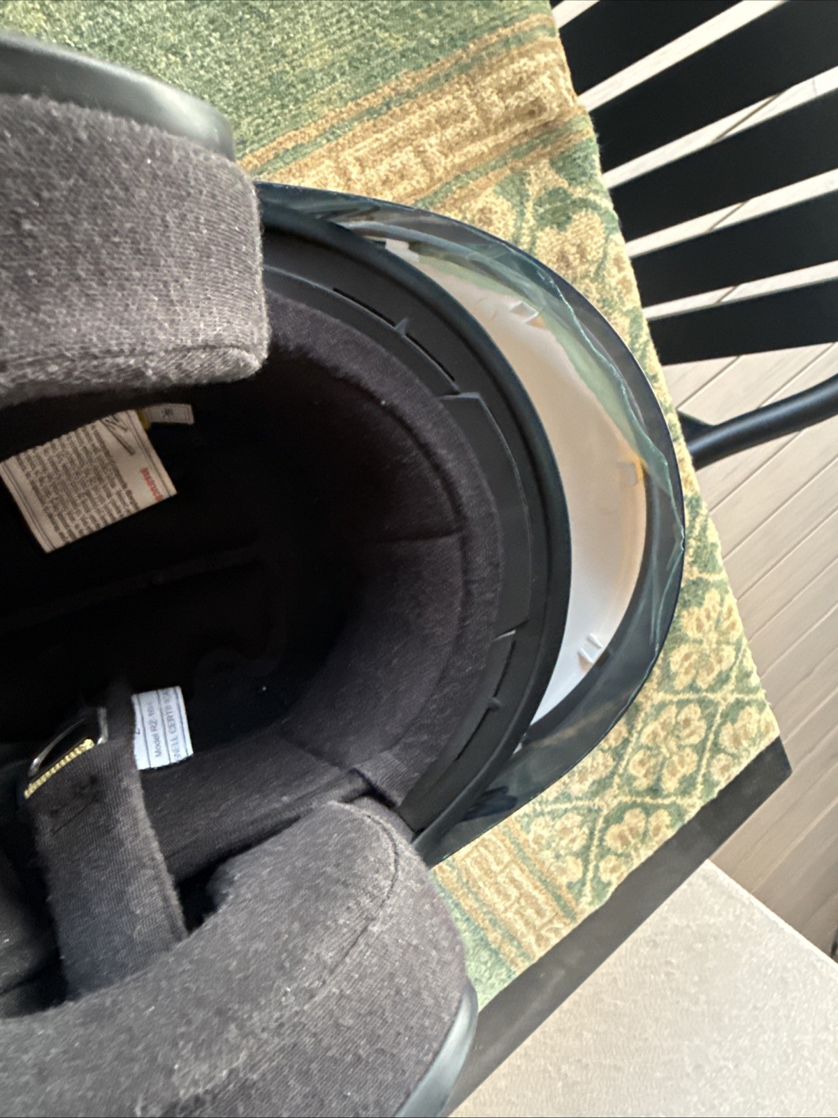 Zamp RZ-16H 3/4 Racing Helmet Snell SA2015 Medium, 58cm White Composite Like New