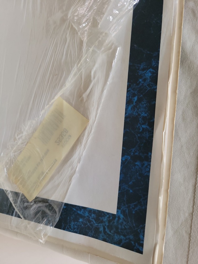 3 IBICO Presentation Covers for Comb Binding Systems 25356 Clear/Blue 12pc