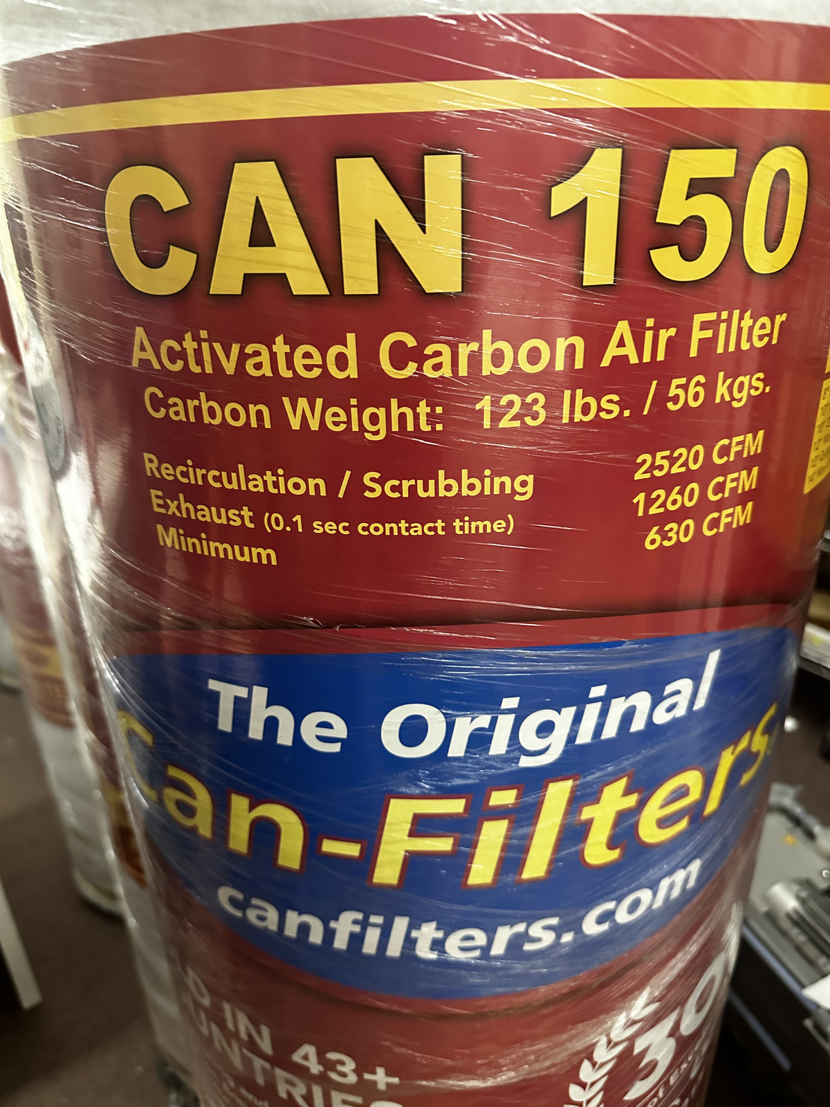 Can-Filter 150 Carbon Filter Activated Carbon Air Filter Can Filter