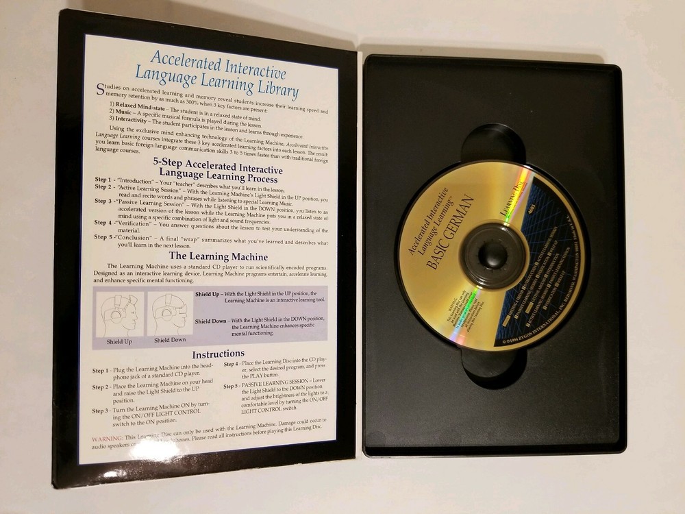 ZYGON Learning Disc Library 3D Mind Sync InnerMind Programming Disc-BASIC GERMAN