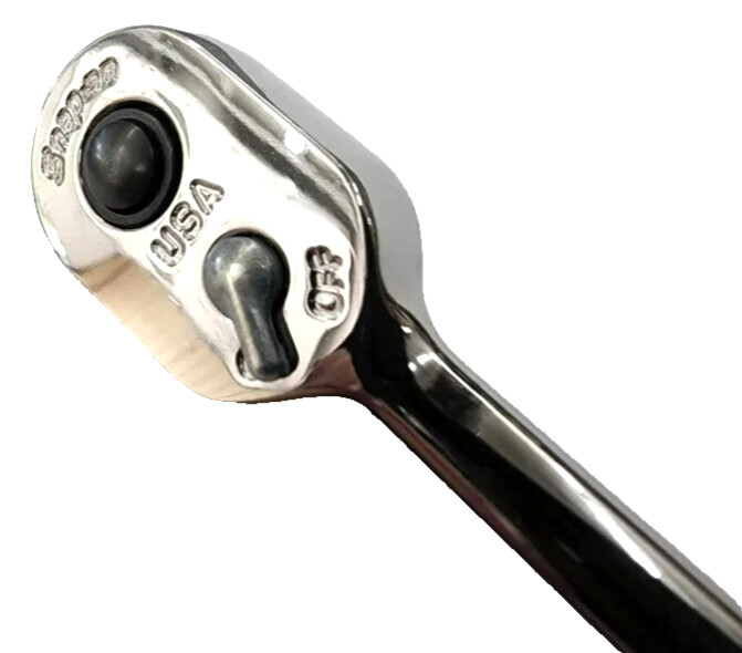 New Snap-on™ 1/4" Drive Extra-Long Quick-Release Fixed-Head Ratchet TRLL72