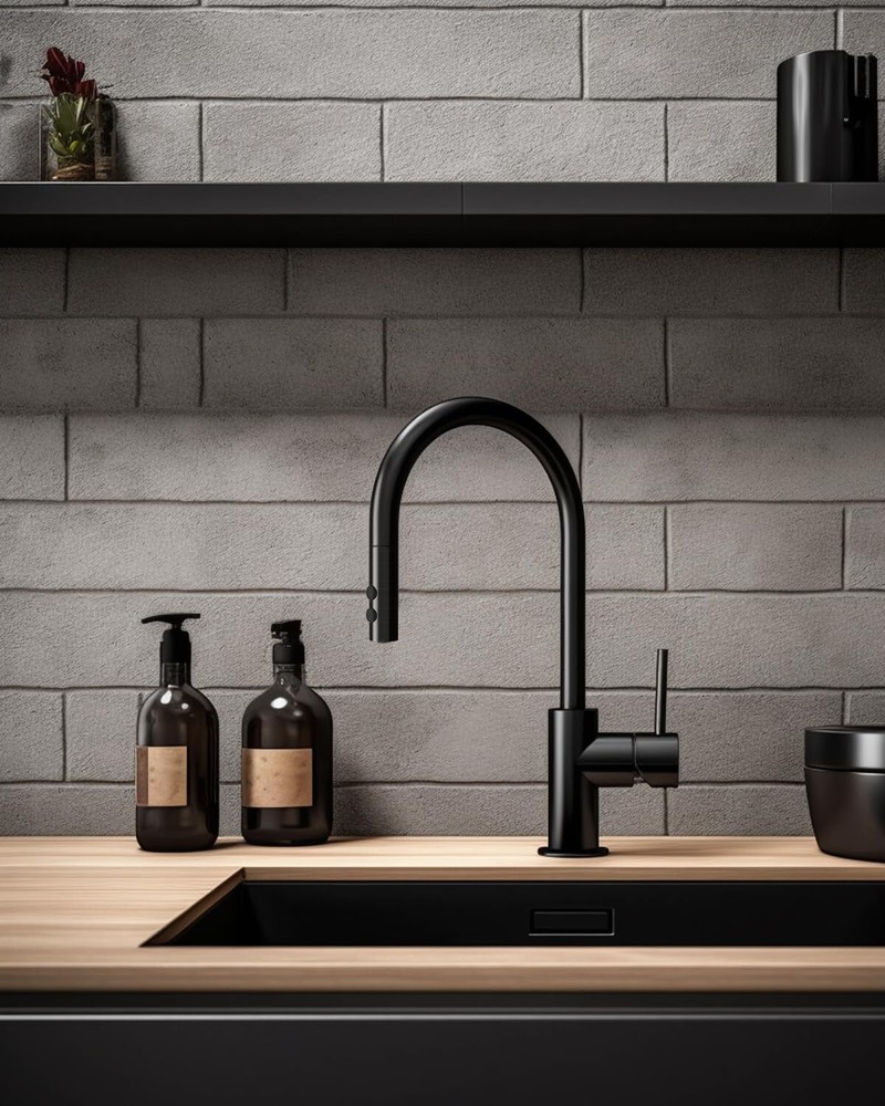 Metal Pull Down Kitchen Faucet Head Replacement,2 Function Sink Faucet Head