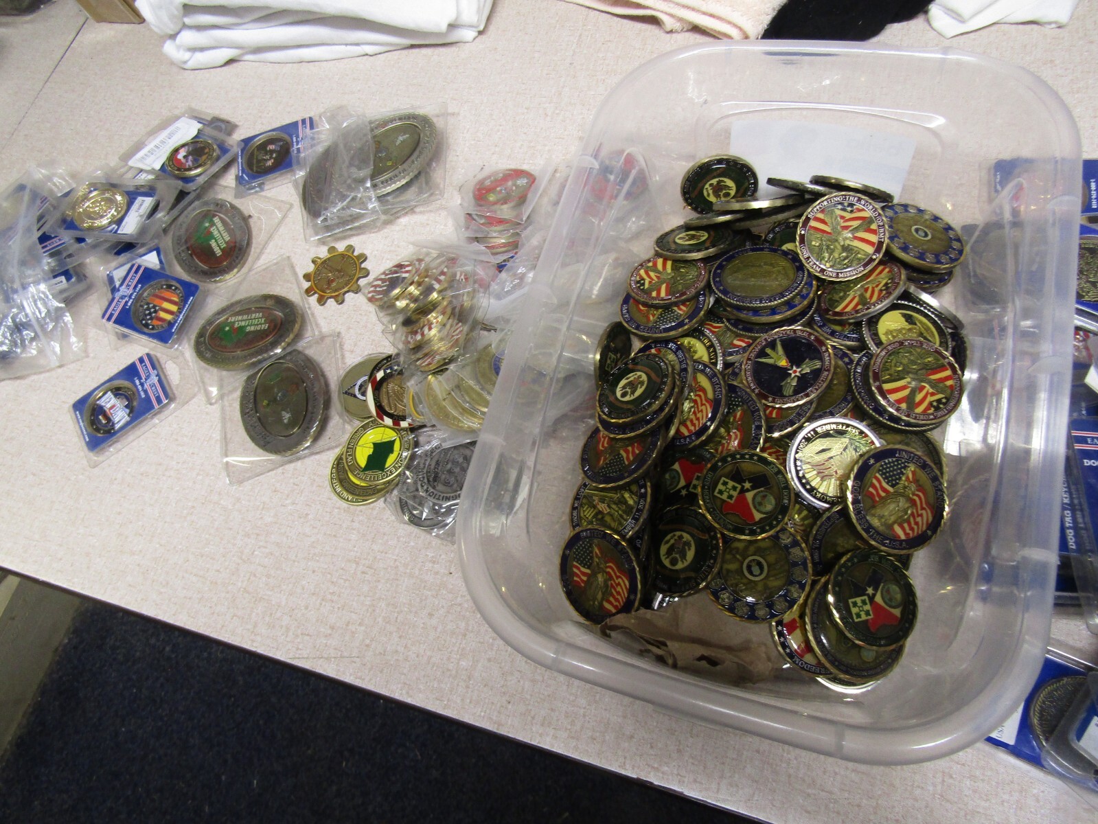 CHALLENGE COIN LOT SET OF 10 DIFFERENT MILITARY, POLICE, FIRE, NAVY, ARMY, USAF