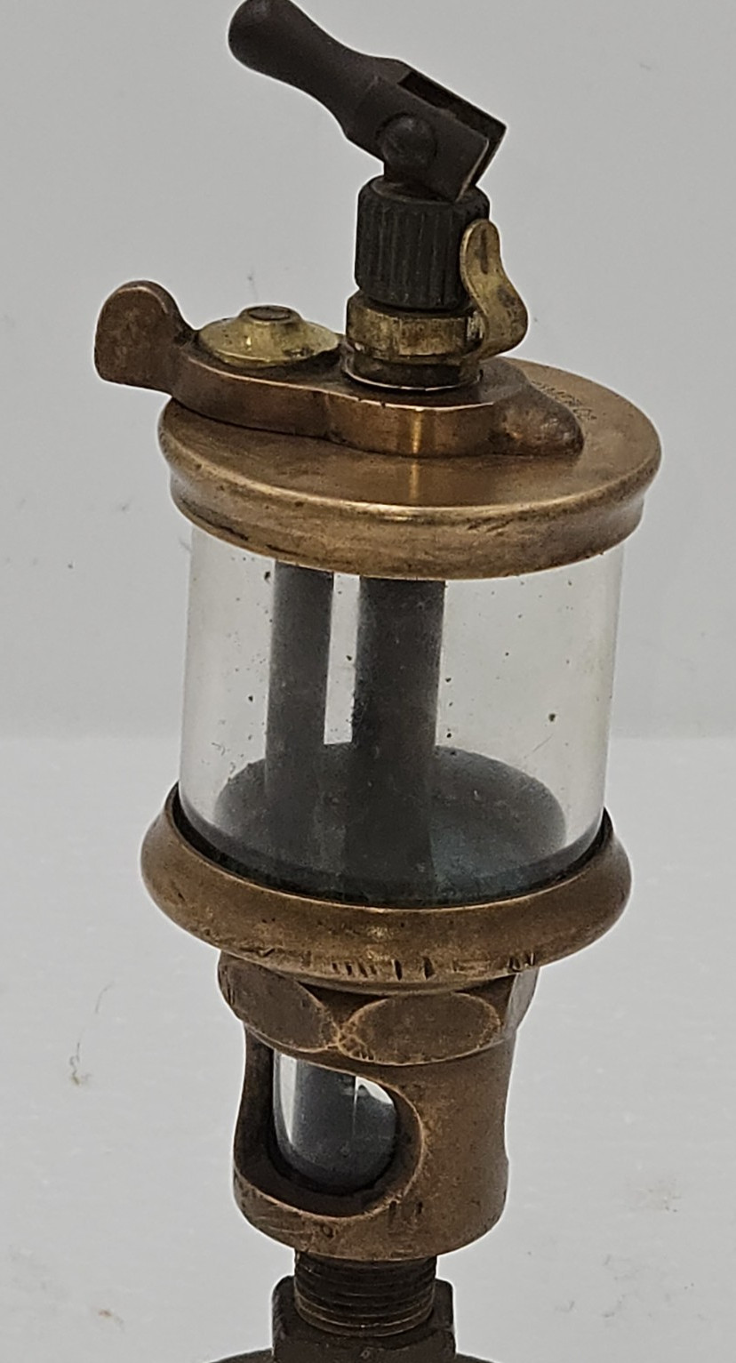 EARLY style Lunkenheimer PARAGON No 2 Cylinder Oiler Lubricator Hit Miss Engine