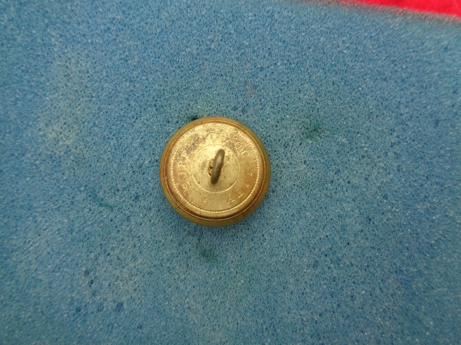 CIVIL WAR C.S.A. CONFEDERATE INFANTRY Large Coat SIZE COAT BUTTON NON DUG