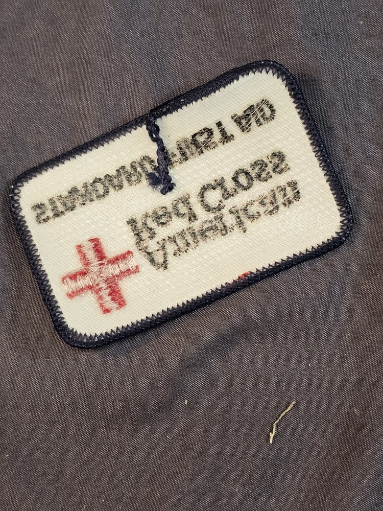Red Cross "Standard First Aid" Uniform Patch